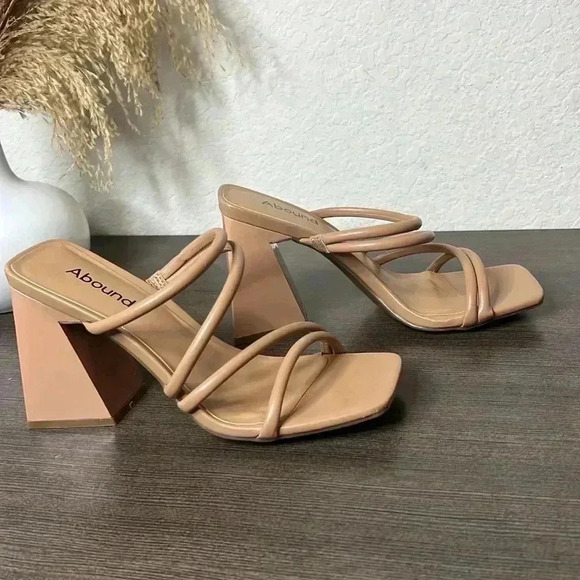 Abound Strappy Nude Sandals - Picture 8 of 13